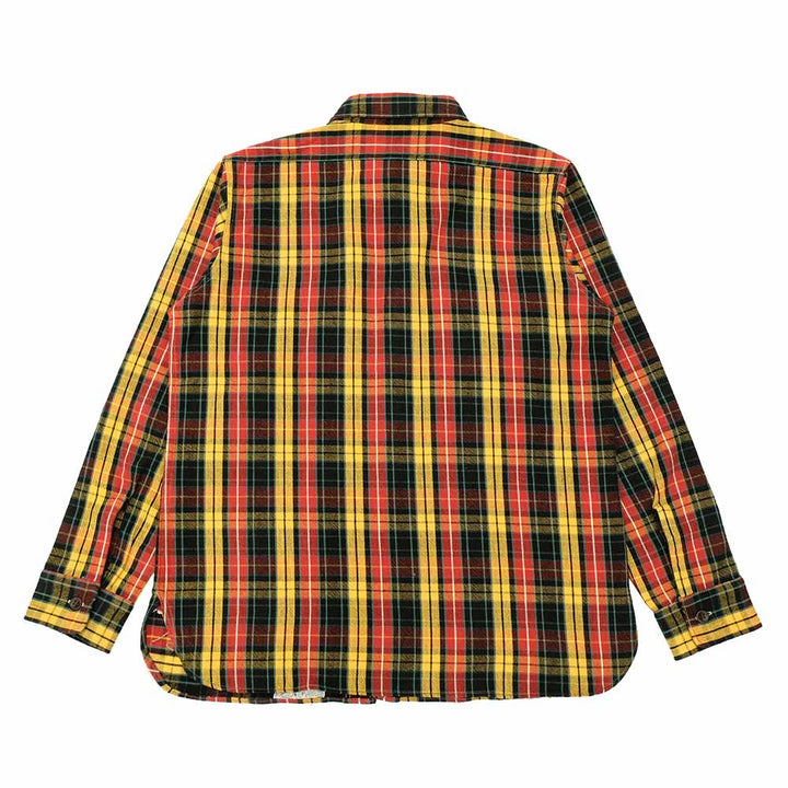 WAREHOUSE - Lot.3022 FLANNEL SHIRTS WITH CHINSTRAP - F-Pattern - ONE WASH - WH-3022F24