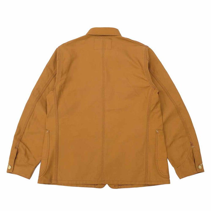 SUGAR CANE - 13oz. BROWN DUCK WORK COAT - SC15657