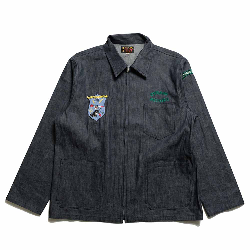 TAILOR TOYO - Late 1950s Style Blue Denim Okinawa Jumper - CHIBANA ARCHER'S - TT15881