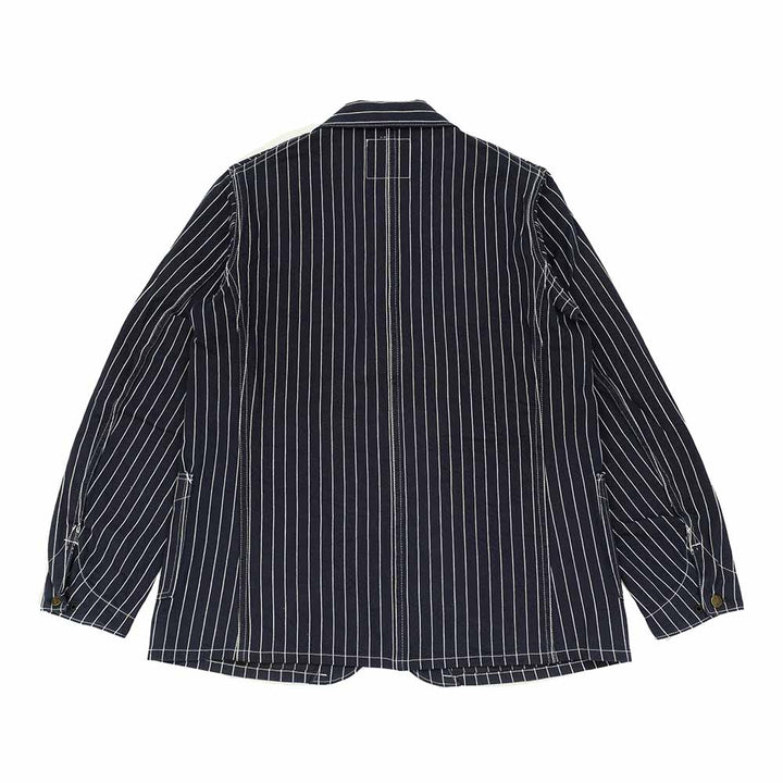 HEADLIGHT - 8oz. SPECIAL WOVEN STRIPE DENIM WORK COAT - HD15647