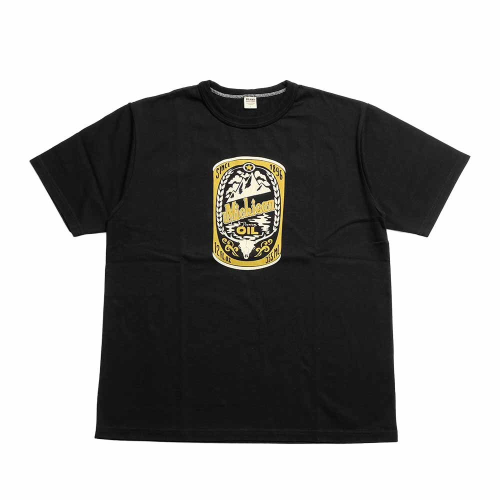 BARNS - TOUGH NECK S/S PRINT T-SHIRT - Michigan OIL - BR-26259
