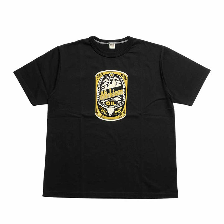 BARNS - TOUGH NECK S/S PRINT T-SHIRT - Michigan OIL - BR-26259