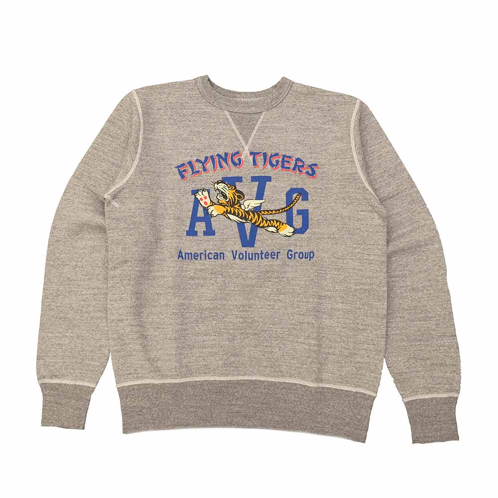 BUZZ RICKSON'S - SET-IN CREW SWEAT - FLYING TIGERS - BR69697