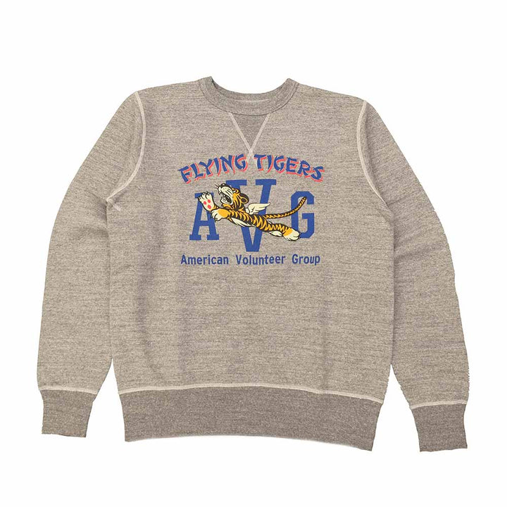 BUZZ RICKSON'S - SET-IN CREW SWEAT - FLYING TIGERS - BR69697