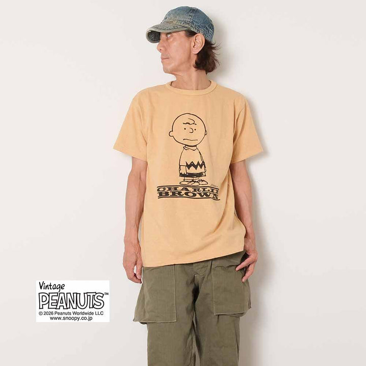 WAREHOUSE - S/S T-SHIRT - I NEED ALL THE FRIENDS (CHARLIE BROWN) - YP126S-2