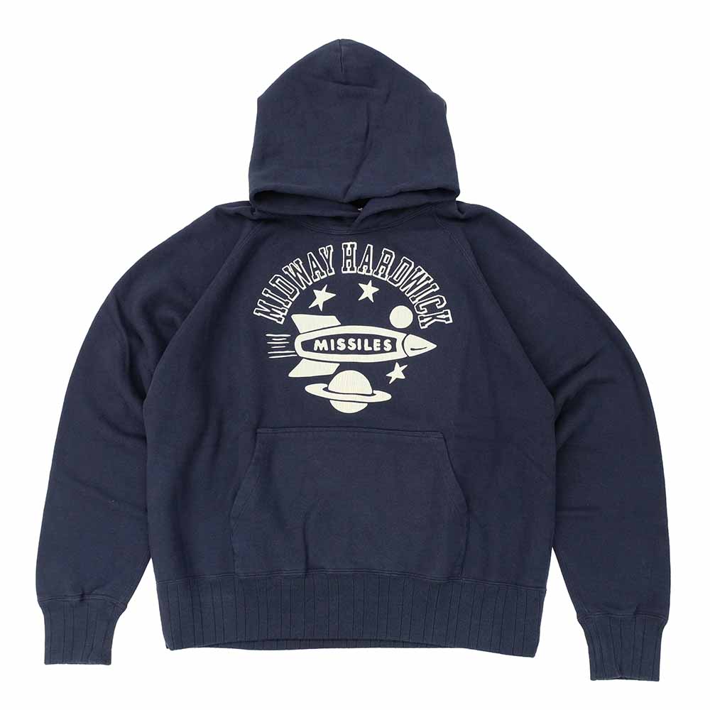 BARNS - AZUMA DROP NEEDLE RIBBED PRINT HOODIE - MIDWAY HARDWICK - BR-25439