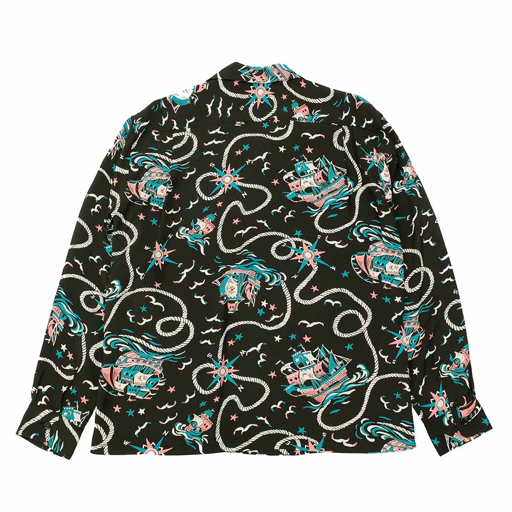 SUN SURF - STORE LIMITED - L/S RAYON HAWAIIAN SHIRT - AGE OF DISCOVERY - SS39429LS