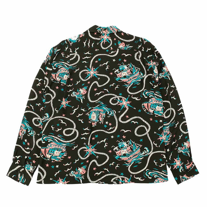 SUN SURF - STORE LIMITED - L/S RAYON HAWAIIAN SHIRT - AGE OF DISCOVERY - SS39429LS