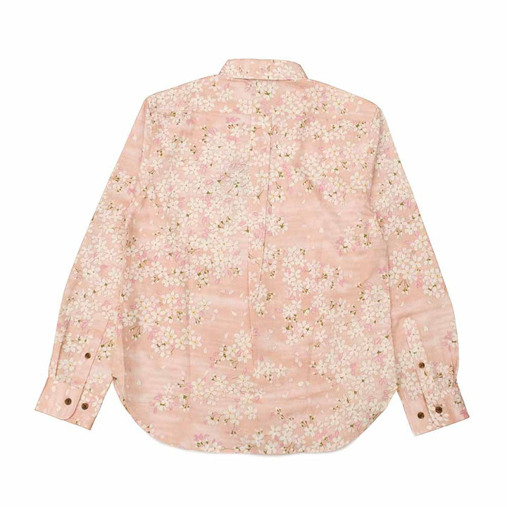 KOROMO ZAKURA - Southern Cloth - Long-Sleeve Regular Shirt - Kasumi Mai Zakura (Dancing Hazy Cherry Blossoms) - SA1662