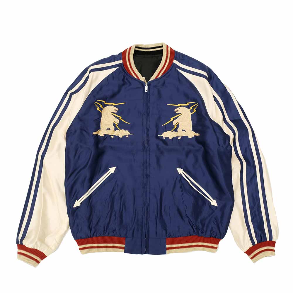 TAILOR TOYO - Acetate Souvenir Jacket - ALASKAN EAGLE × DOG SLED - TT15790-128