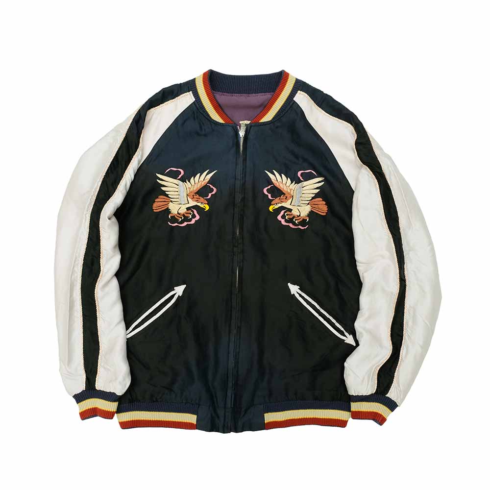 TAILOR TOYO Acetate Souvenir Jacket EAGLE x DRAGON (AGING MODEL) TT15393-119