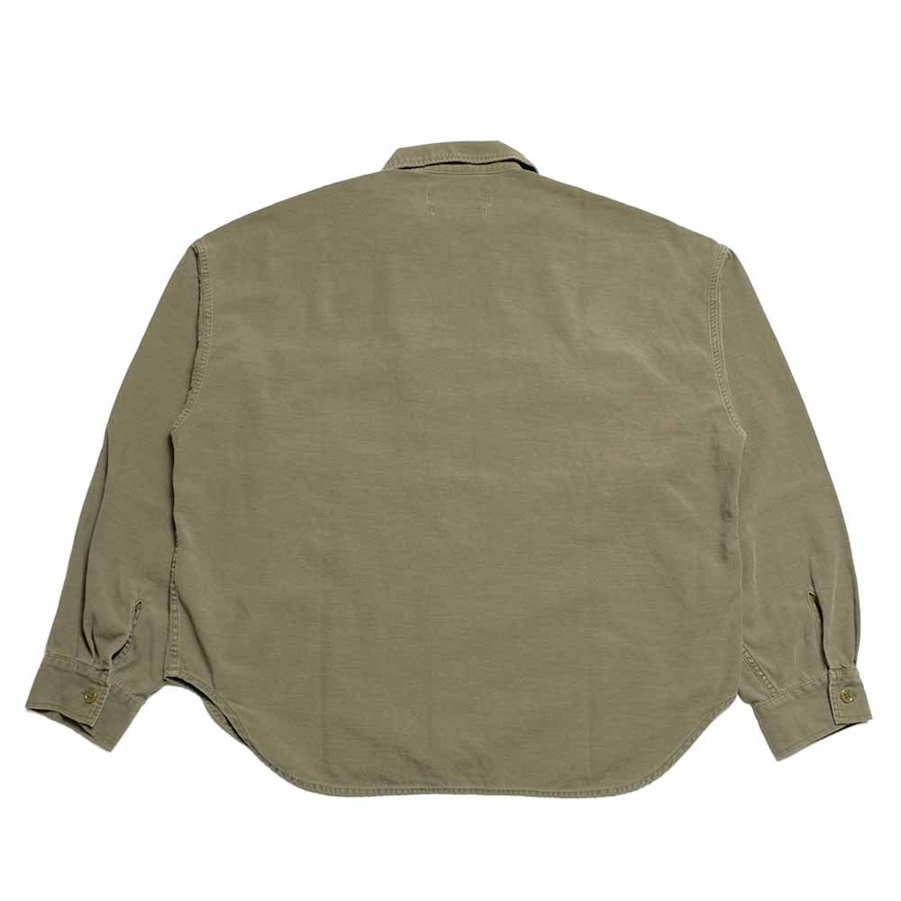 REMI RELIEF - WIDE MILITARY SHIRT - Big Flower Studs -  RN2043SDQ