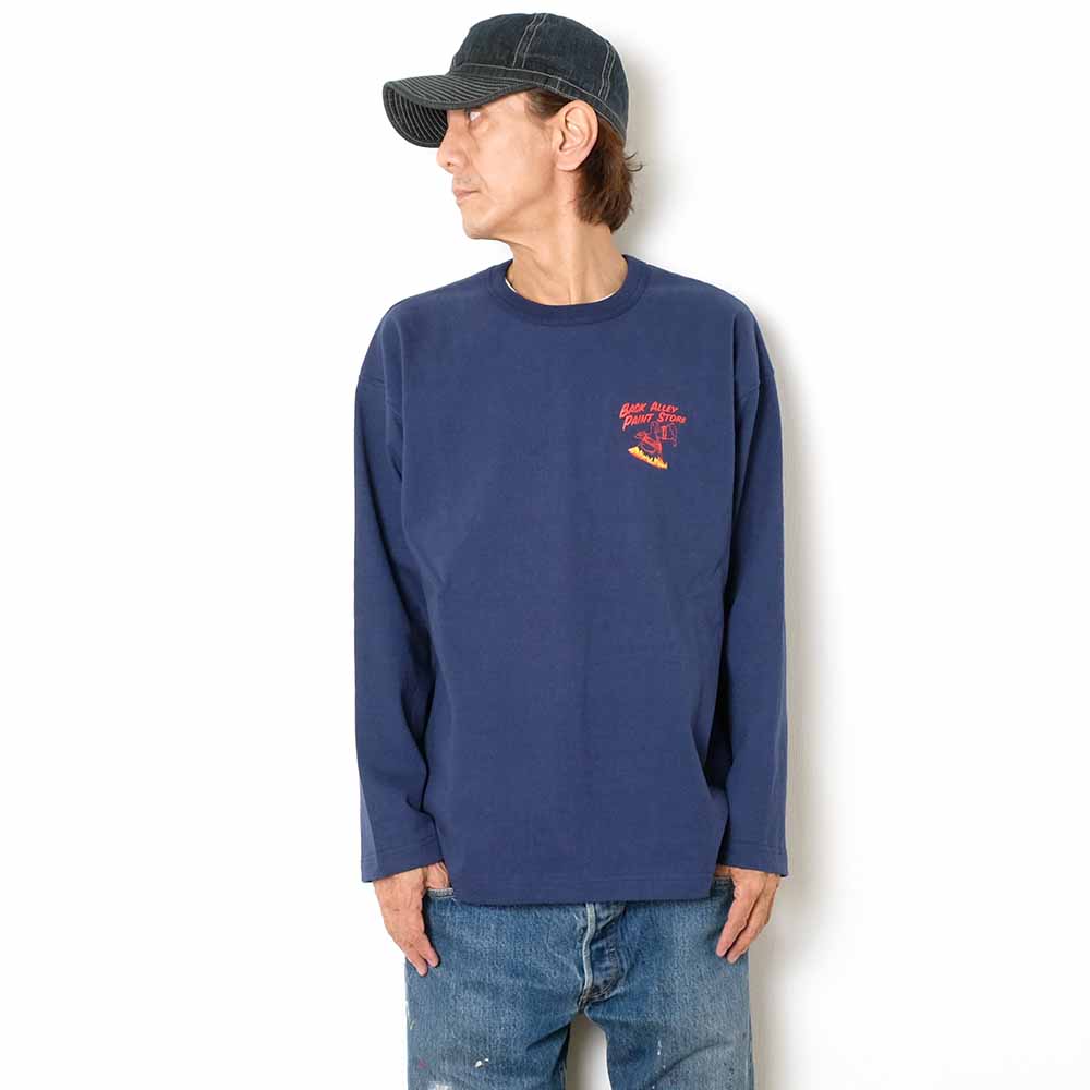 BARNS - 1990s  9/10 SLEEVE BIG T-SHIRT - BACK ALLEY - BR-24404