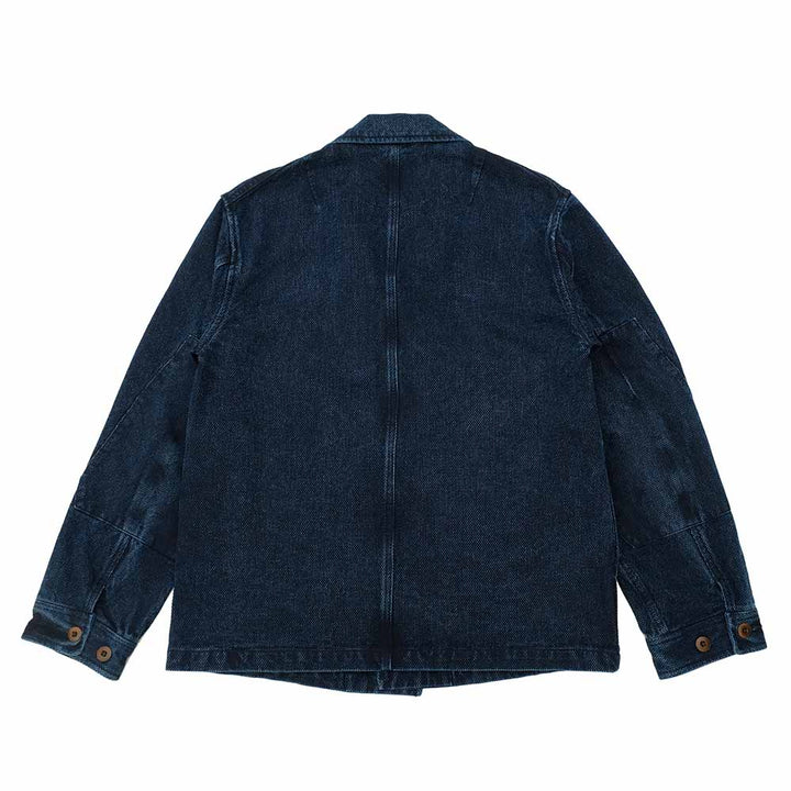 Soundman - US ARMY COMBAT JK - Delaware - Indigo Dyed Sashiko Style Dobby - 493M-655A