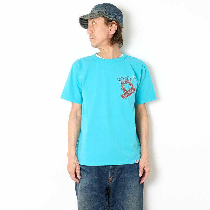 STUDIO D’ARTISAN - USA COTTON PRINT T-SHIRT - BOO - 8168A