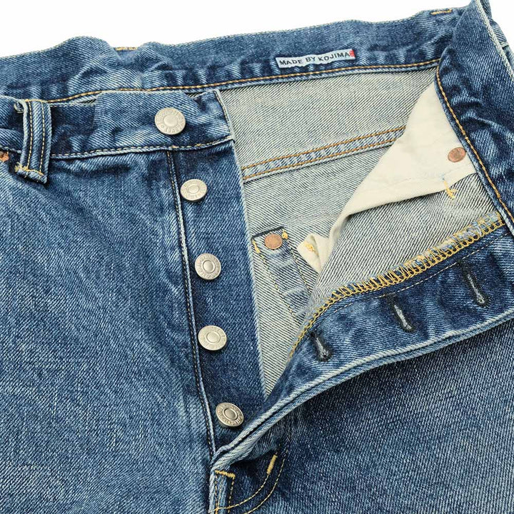 HOLLYWOOD RANCH MARKET - PP4XX Just length Jeans - MID BLUE - 1008262