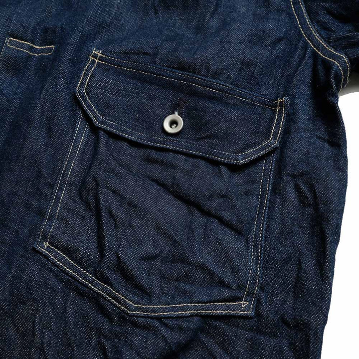 A VONTADE - No.2 Denim Blouse - One Washed - VTD-0560XX-JK