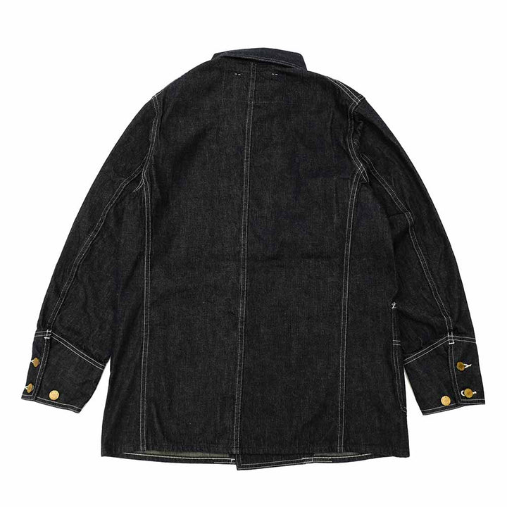 HEADLIGHT - 9.5oz. SPECIAL WEAVE DENIM DOUBLE BREASTED COAT - HD15844