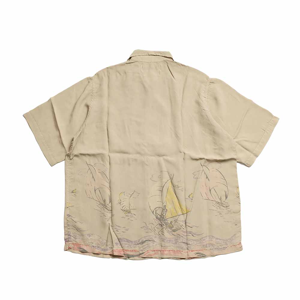 REMI RELIEF - Rayon Aloha Shirt - Yacht Print - RN30389011