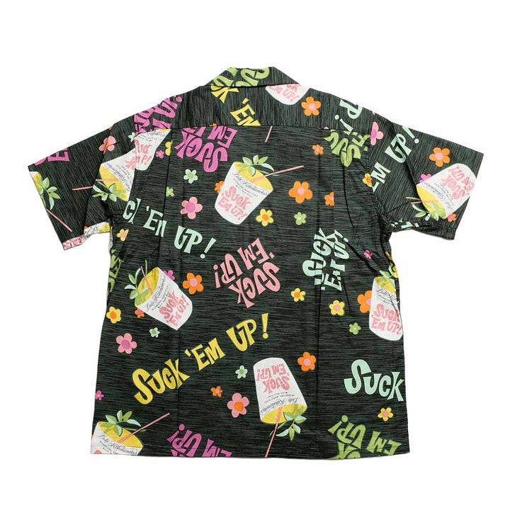 DUKE KAHANAMOKU - COTTON HAWAIIAN SHIRT - SUCK EM UP! - DK39640