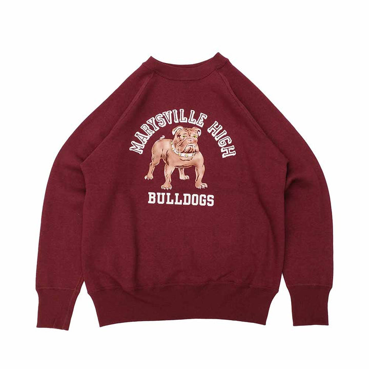 WAREHOUSE - Lot.409 - RAGLAN CREW SWEAT - MARYSVILLE HIGH - 409MAR-25