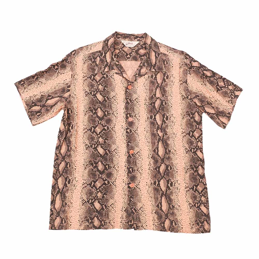 STAR OF HOLLYWOOD - HIGH DENSITY RAYON OPEN SHIRT - SNAKE - SH39314