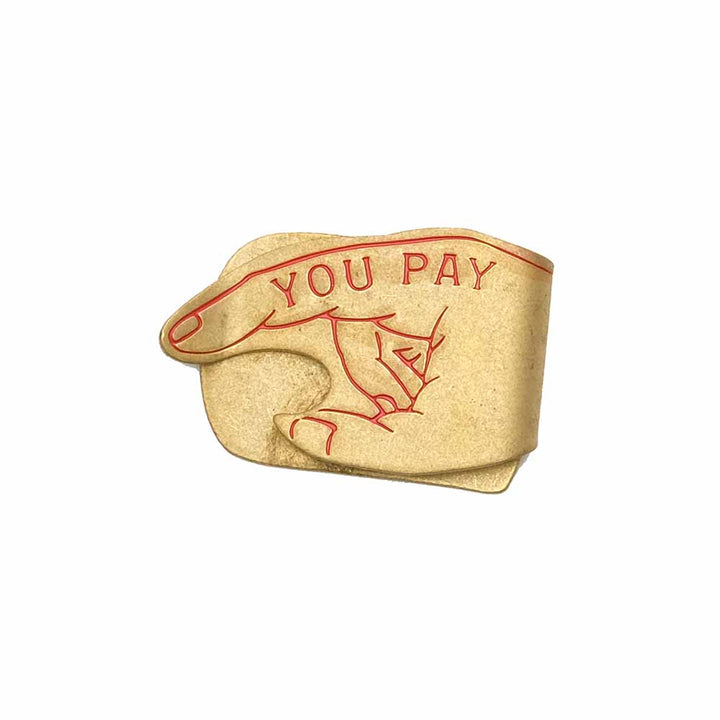 Button Works "YOU PAY" MONEY CLIP BW-0012