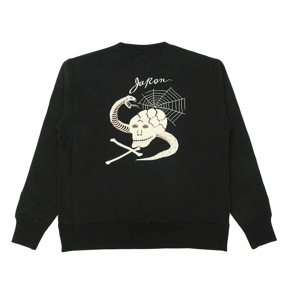 TAILOR TOYO - SUKA CREW SWEAT EMBROIDERED - SKULL ＆ SNAKE - TT69650