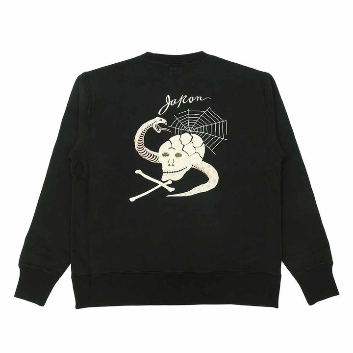TAILOR TOYO - SUKA CREW SWEAT EMBROIDERED - SKULL ＆ SNAKE - TT69650