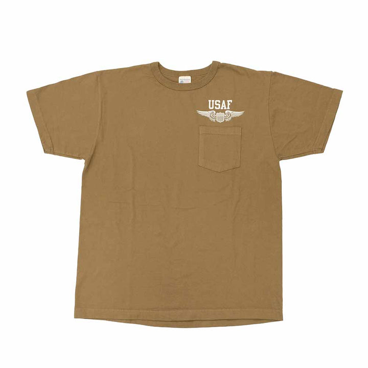 BUZZ RICKSON'S - S/S POCKET T-SHIRT - U.S. AIR FORCE - BR79579