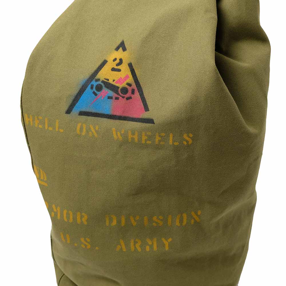 BUZZ RICKSON'S - U.S.ARMY BAG, DUFFEL STENCIL MODEL - BR02865