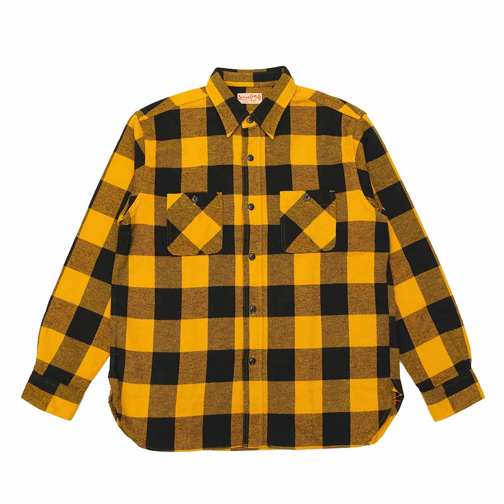 SUGAR CANE - TWILL CHECK WORK SHIRT - SC29557 – HINOYA