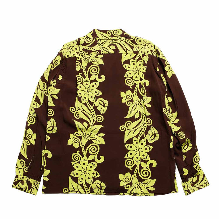 SUN SURF - STORE LIMITED - L/S RAYON HAWAIIAN SHIRT - PICTOGRAPH FLOWER - SS39616LS