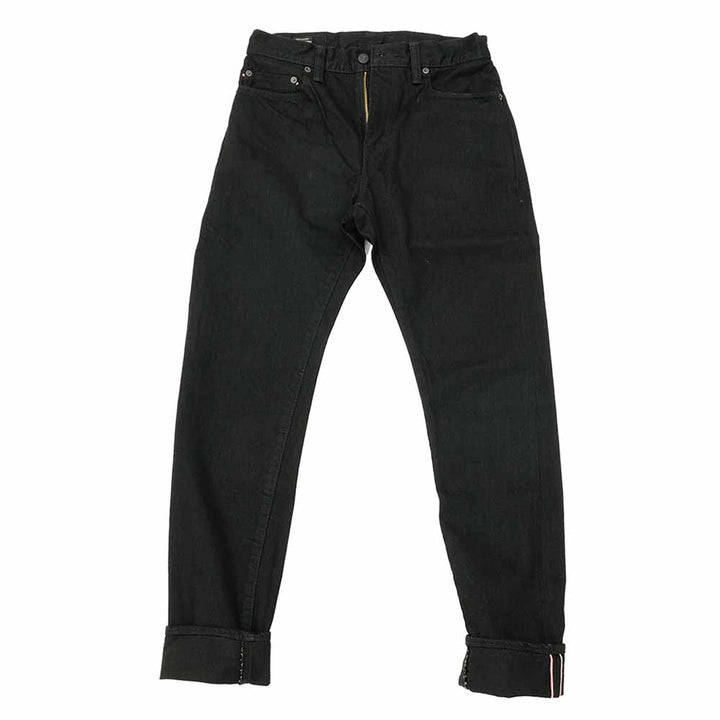 Momotaro Jeans - 15.7oz SELVEDGE BLACK DENIM NARROW TAPERED - MXJE1101