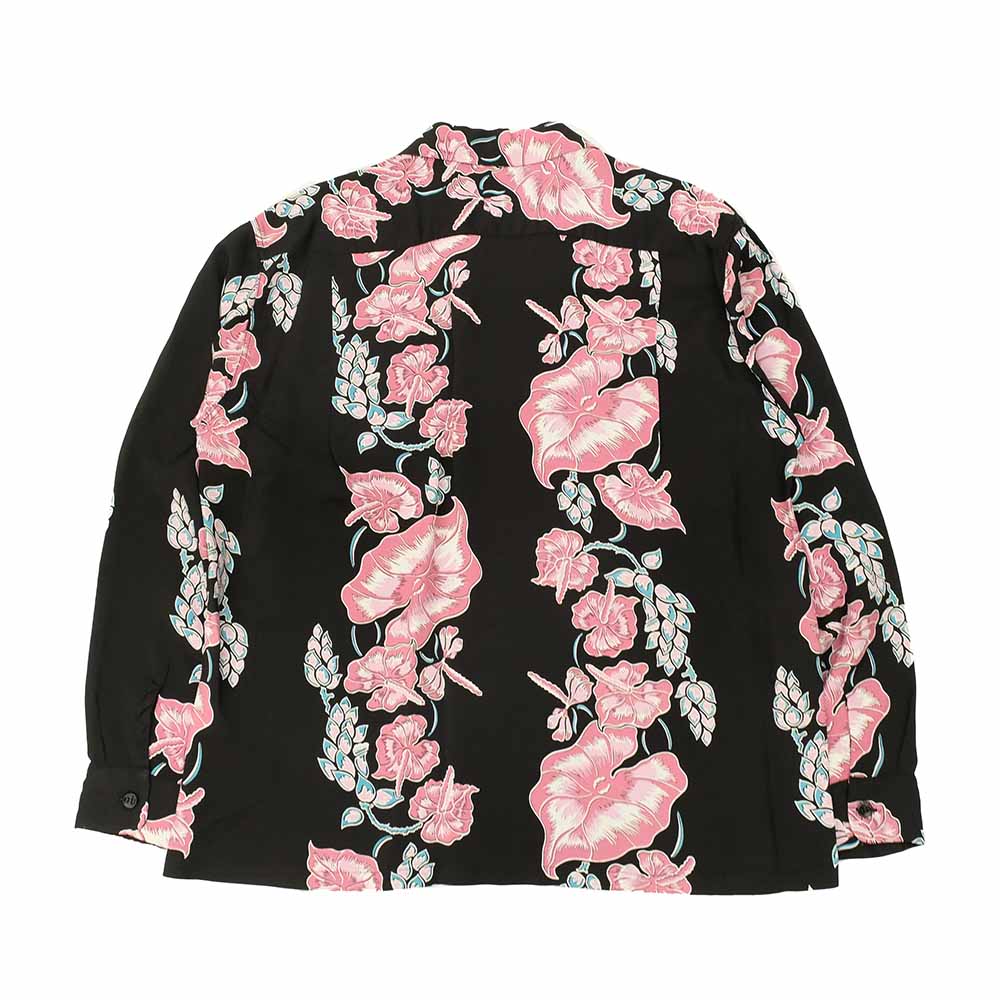 SUN SURF - STORE LIMITED - L/S RAYON HAWAIIAN SHIRT - ISLAND FLOWER CHAIN - SS39425LS