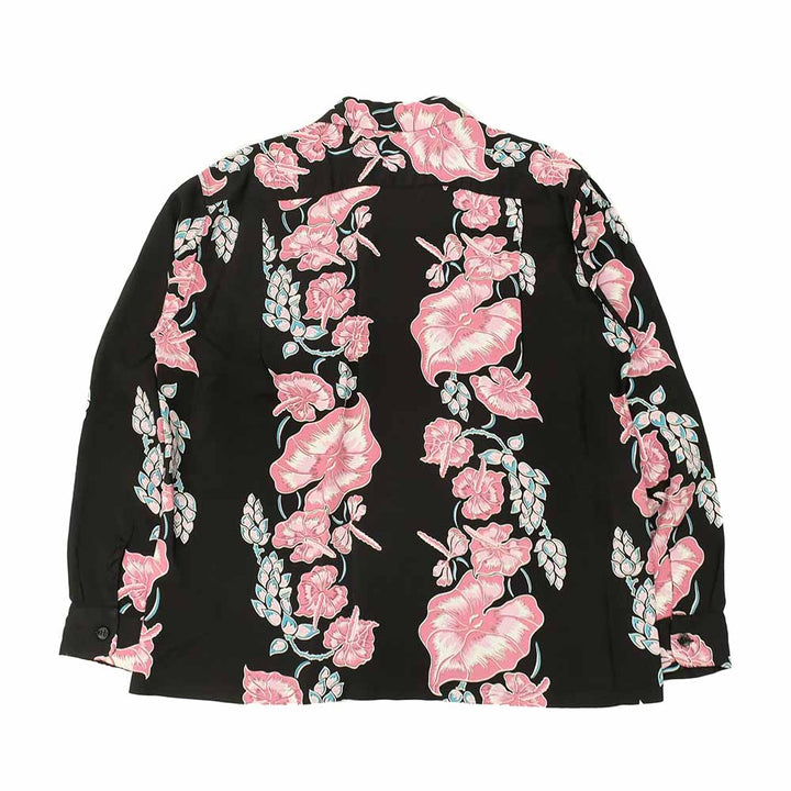 SUN SURF - STORE LIMITED - L/S RAYON HAWAIIAN SHIRT - ISLAND FLOWER CHAIN - SS39425LS