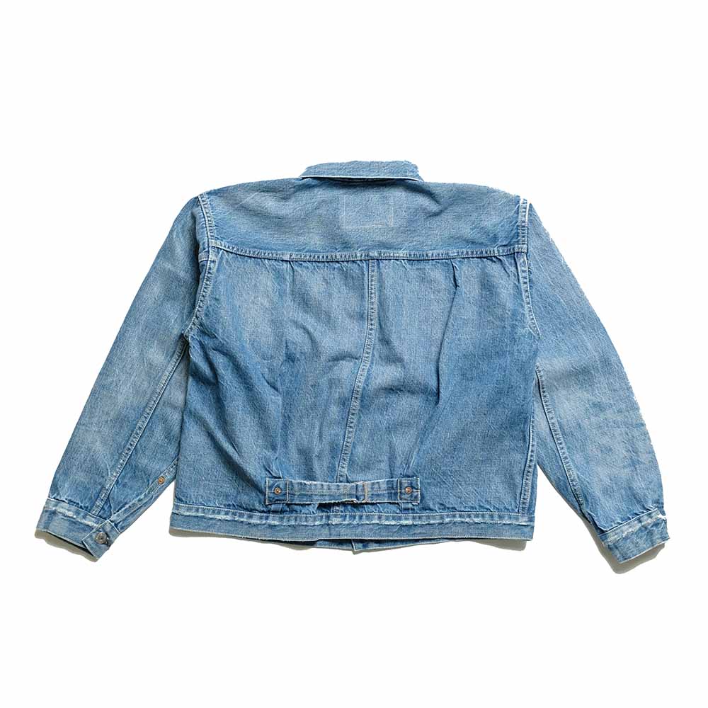 REMI RELIEF - 12oz DENIM 1st JACKET - USED BLUE - RN30389036