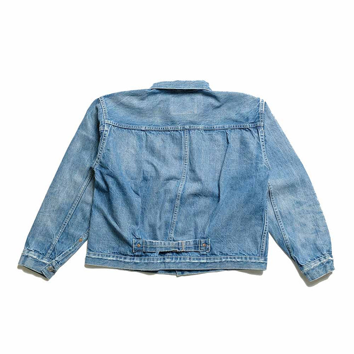 REMI RELIEF - 12oz DENIM 1st JACKET - USED BLUE - RN30389036