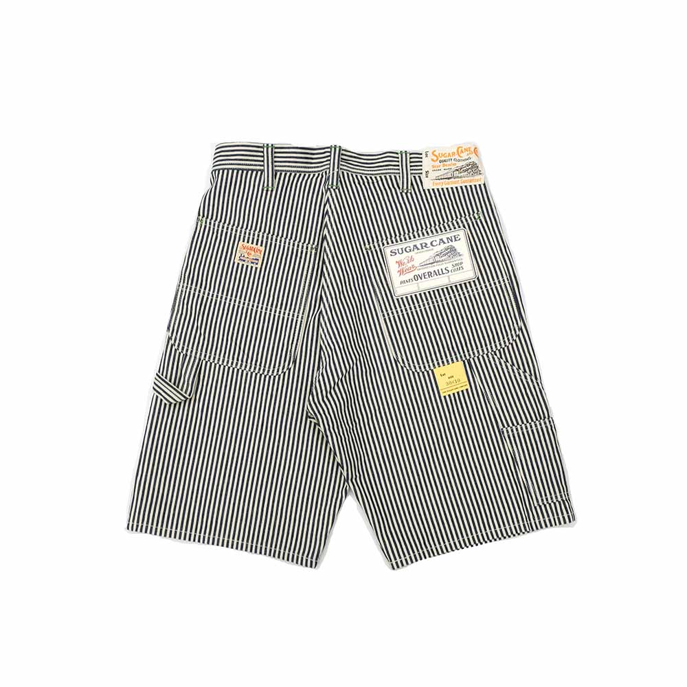SUGAR CANE - 11oz. HICKORY STRIPE WORK SHORTS - SC52566