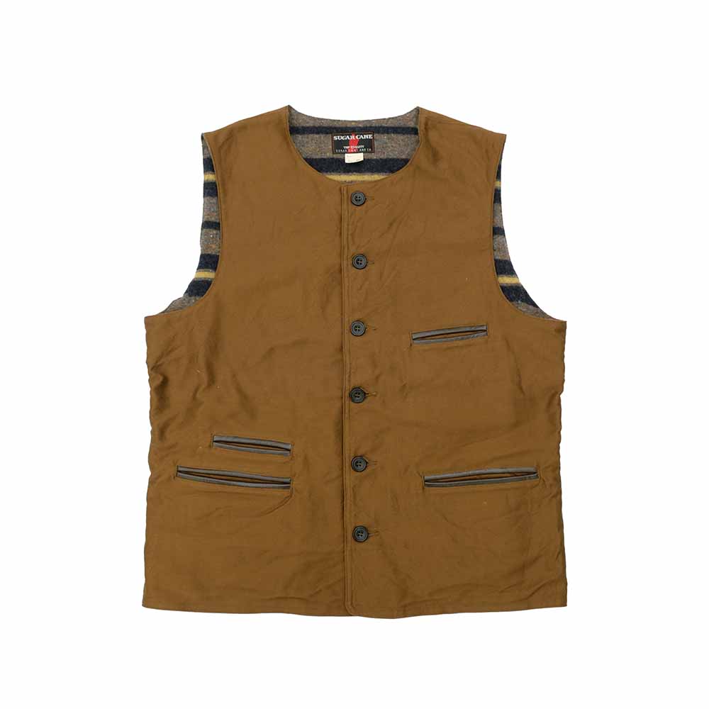 SUGAR CANE - FICTION ROMANCE - 9.5oz. MOLESKIN VEST - SC15832