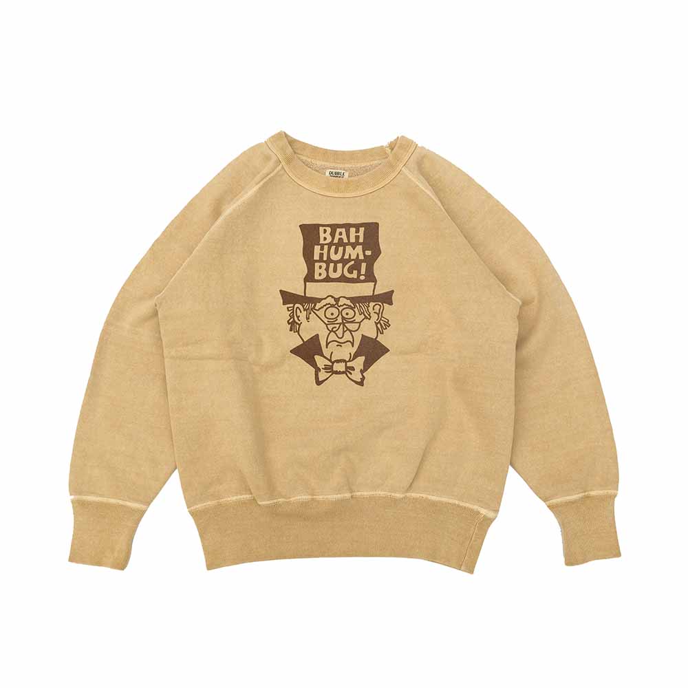 DUBBLE WORKS - RAGLAN CREW SWEAT - BAH HUM-BUG - 83003BAH-25