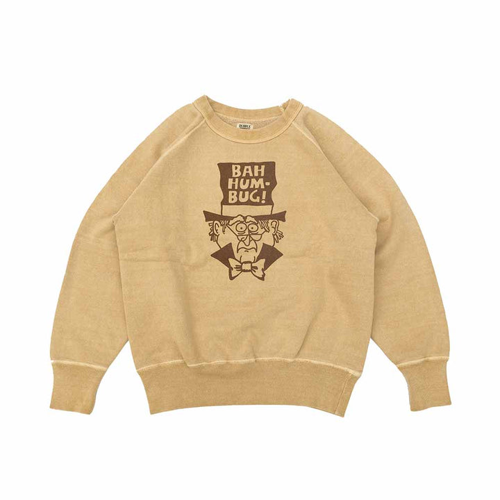 DUBBLE WORKS - RAGLAN CREW SWEAT - BAH HUM-BUG - 83003BAH-25