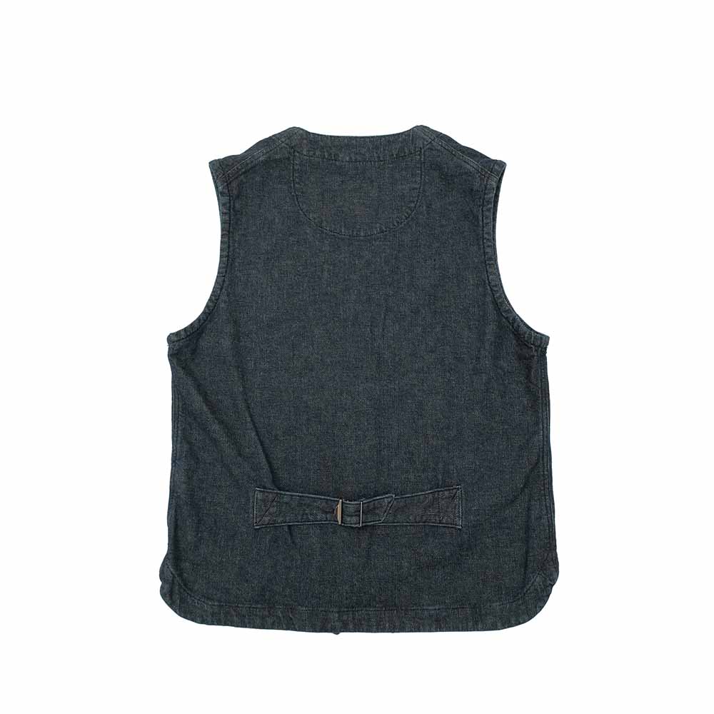 Soundman - Working Waist Coat - Marcy - Cotton / Linen Honey Cord Denim - M376-507Z