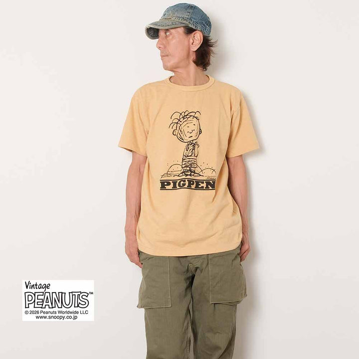 WAREHOUSE - S/S T-SHIRT - I'M A DUST MAGNET! (PIG PEN) - YP126S-5