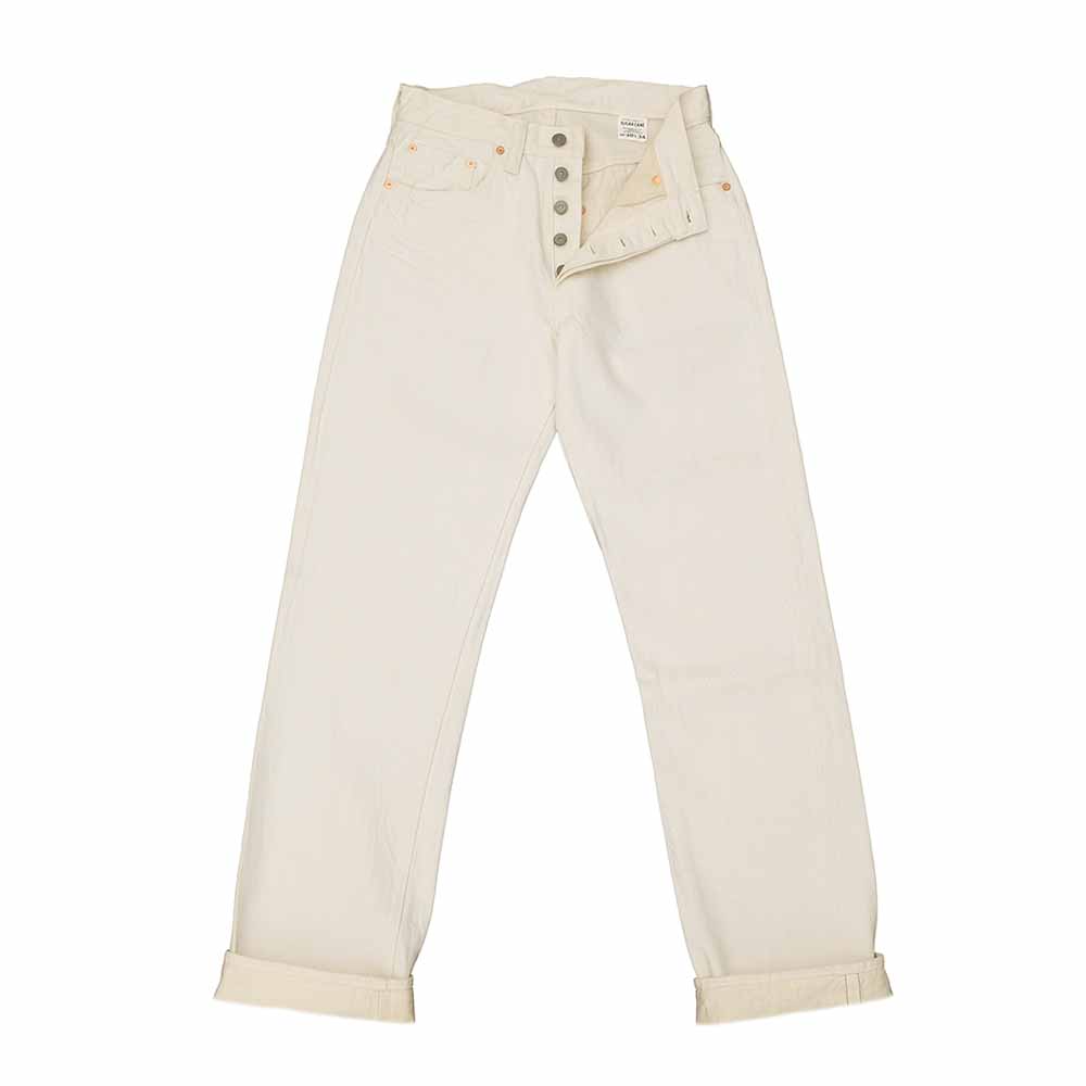 SUGAR CANE - 13oz. WHITE DENIM - 1947 MODEL - REGULAR STRAIGHT - SC42560