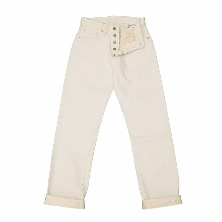 SUGAR CANE - 13oz. WHITE DENIM - 1947 MODEL - REGULAR STRAIGHT - SC42560