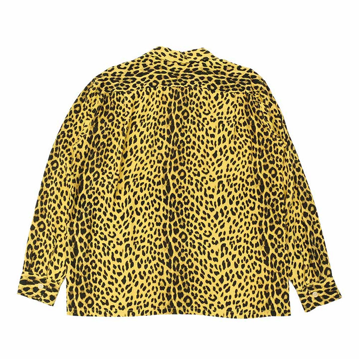 STAR OF HOLLYWOOD - HIGH DENSITY RAYON L/S OPEN SHIRT - LEOPARD - SH29489