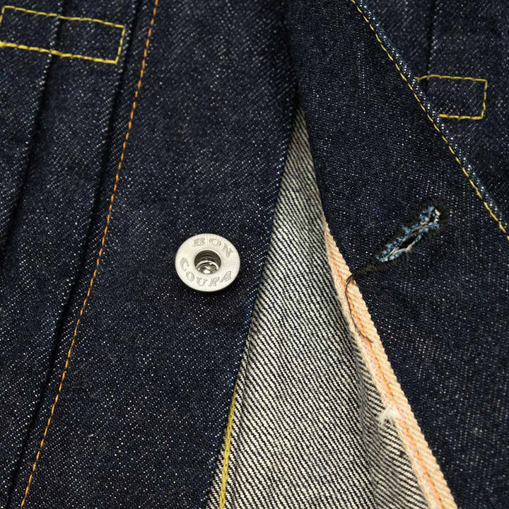 BONCOURA - 1st Jacket 43 WWⅡ Natural Indigo Dye 15th Anniversary Model - BO-43XX-JKT