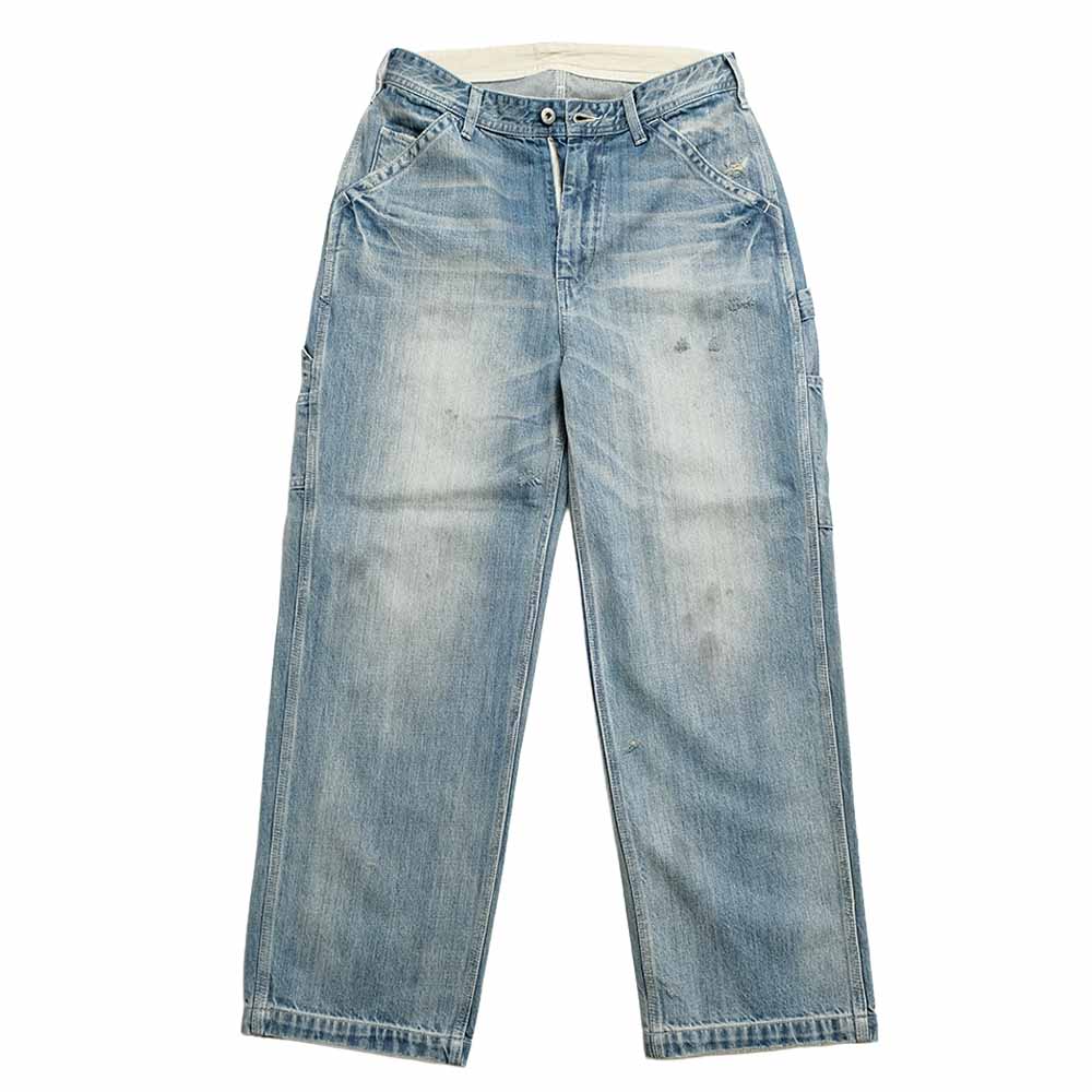 UNIVERSAL OVERALL - PAINTER PANTS - VINTAGE LIGHT WASH - HT2433601-B