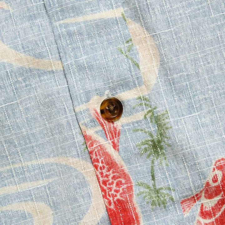 Koromozakura - Southern Cross - Short-Sleeve Regular Shirt - Goldfish - SA1762